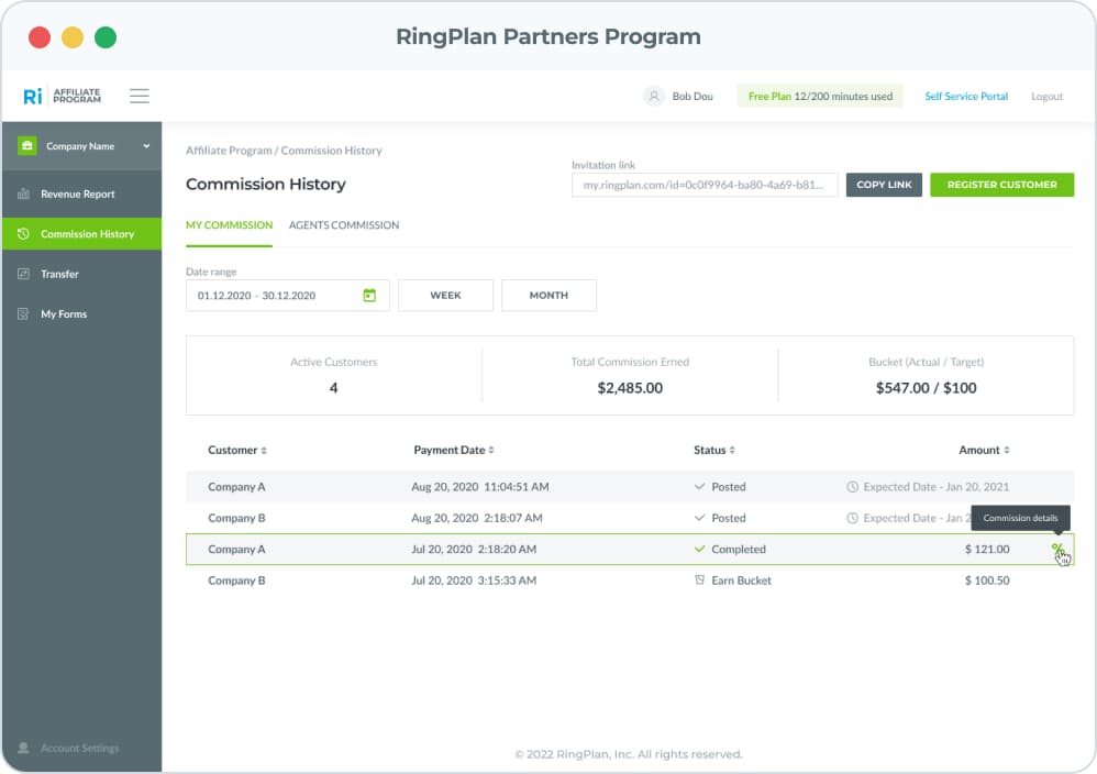 RingPlan Partners Program