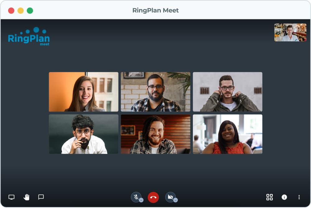 Secure Video Meetings with RingPlan Video Conferencing