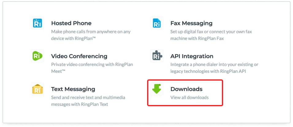 Visit ringplan.com and navigate to products "Products" > "Downloads" as seen on the screenshot below, you can also visit ringplan.com/downloads