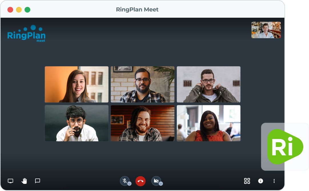 Secure Video Meetings with RingPlan™ Video Conferencing