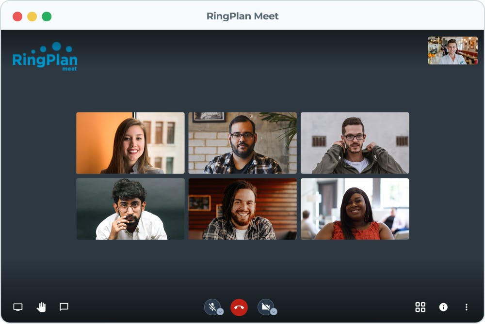 Secure Video Meetings with RingPlan Video Conferencing